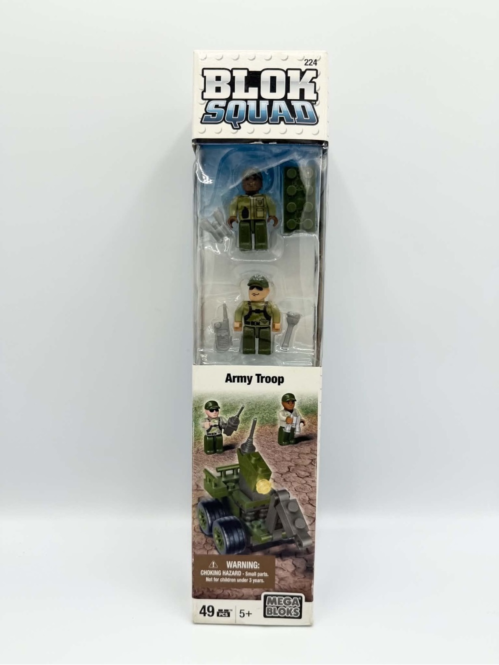 Blok Squad Army Troop #224 2010 New Damage Box